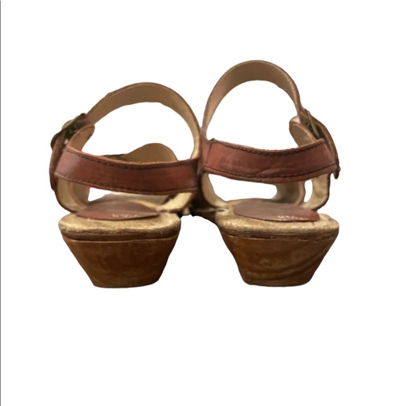 Vintage Viviana G&R Brown worn distressed Leather sandals - Picture 10 of 13